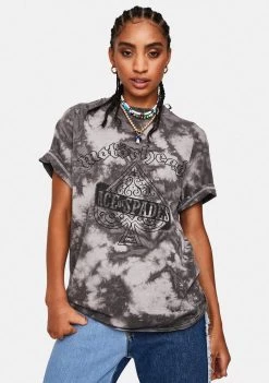 Daisy Street Motorhead Ace Of Spades Graphic Tee Tops