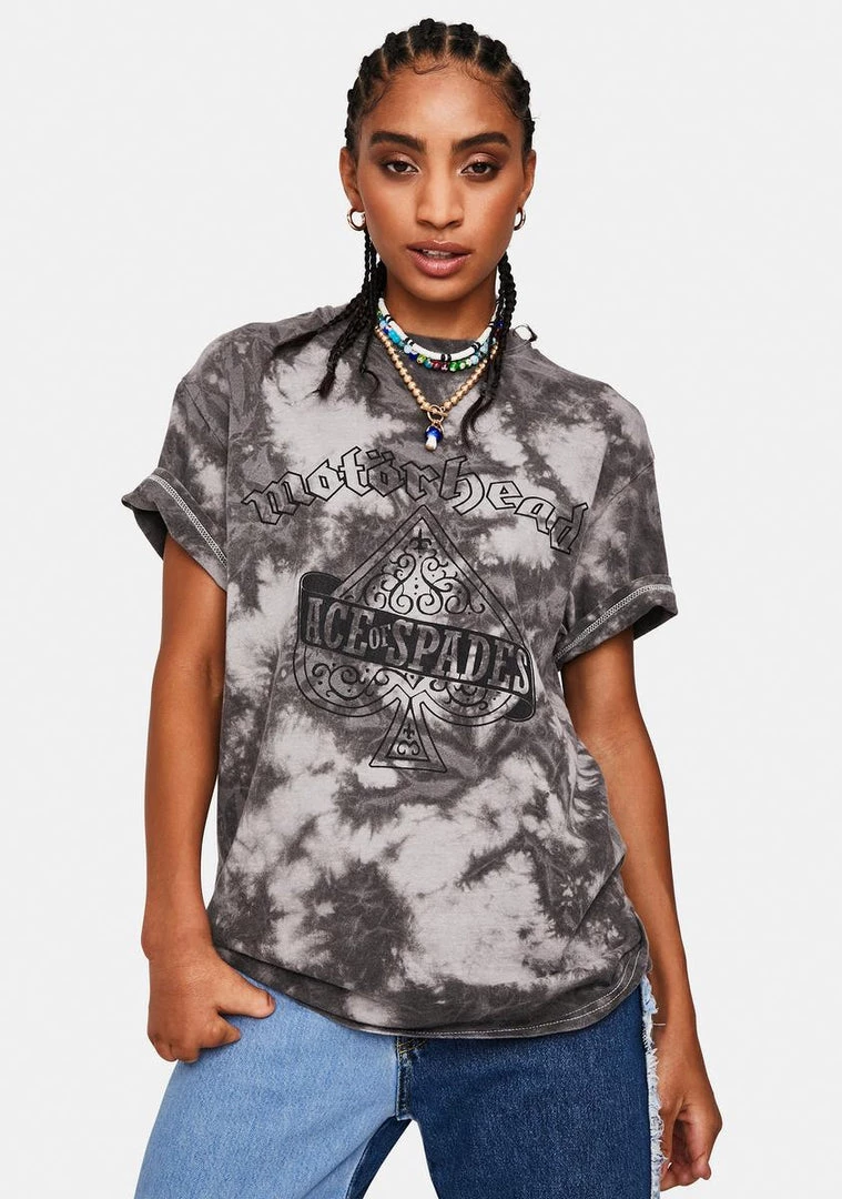 Daisy Street Motorhead Ace Of Spades Graphic Tee Tops