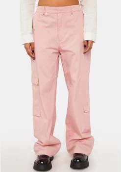 Daisy Street Pink Y2K Cargo Pants