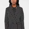 Daisy Street Outerwear Double Breasted Polka Dot Blazer