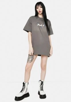 Daisy Street Tops Fuck It Butterfly Graphic Tee