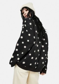 Daisy Street Taliya Daisy Print Sweatshirt Tops