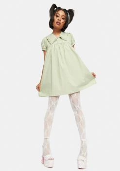 Daisy Street Collared Babydoll Dress