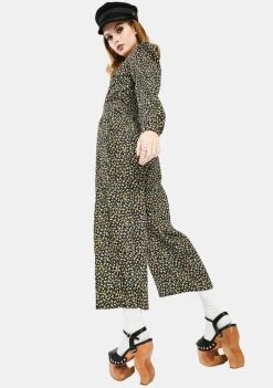 Daisy Street Jumpsuits & Rompers Floral V-Neck Jumpsuit