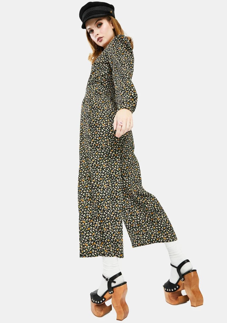 Daisy Street Jumpsuits & Rompers Floral V-Neck Jumpsuit