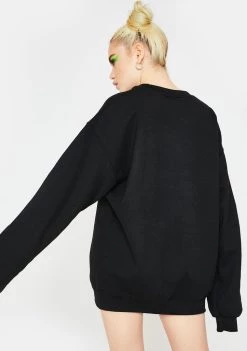 Daisy Street Aspen Oversized Crewneck Sweater