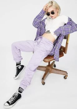 Daisy Street Cargo Pocket Jogger Sweatpants Bottoms