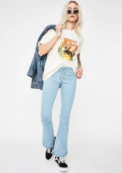 Daisy Street Rodeo Roundup Graphic Print Tee Tops