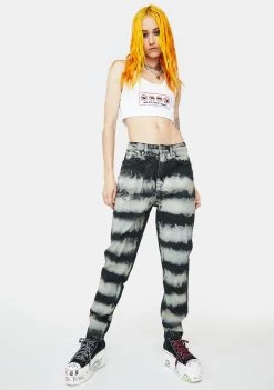 Daisy Street Tie Dye Jeans