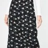 Daisy Street High Waist Floral Midi Skirt Bottoms
