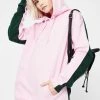 Daisy Street Half And Half Oversized Hoodie Tops