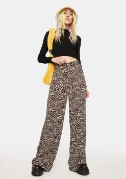 Daisy Street Laura Wide Leg Trousers Bottoms