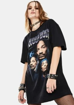 Daisy Street Snoop Dogg Graphic Tee Tops