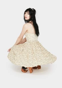 Daisy Street Dresses Floral Cami Skater Dress