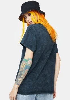 Daisy Street Black Washed Clockwork Orange Tyler T-Shirt