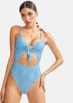 Daisy Street Cut Out Bow Daisy Swimsuit