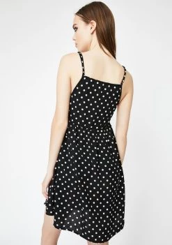 Daisy Street Polka Dot Cami Smock Dress