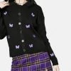 Daisy Street Carlie Embroidered Butterfly Cardigan