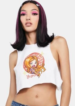 Daisy Street Bratz Micro Vest Tank Crop Tee