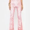 Daisy Street Bottoms Becky Velvet Flare Pants