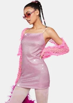 Daisy Street Butterfly Glitter Dress Club Dresses