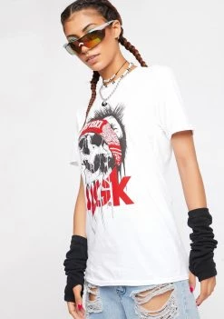 Daisy Street Machine Gun Kelly Graphic Tee Tops