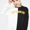 Daisy Street Tops Los Angeles Oversized Sweatshirt