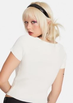 Daisy Street Tops White Sally Cardigan