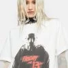 Daisy Street Boo Friday The 13th Graphic Tee Tops