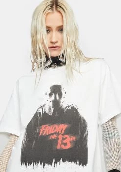 Daisy Street Boo Friday The 13th Graphic Tee Tops