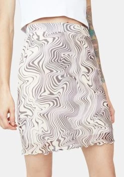 Daisy Street Sophia Printed Mini Skirt