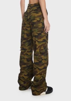 Daisy Street Baggy Camo Cargo Pants