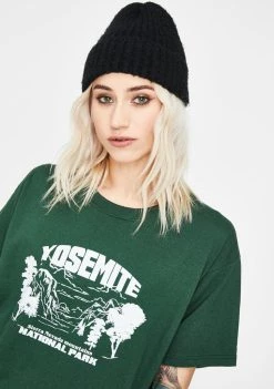 Daisy Street Yosemite Graphic Print Tee Tops