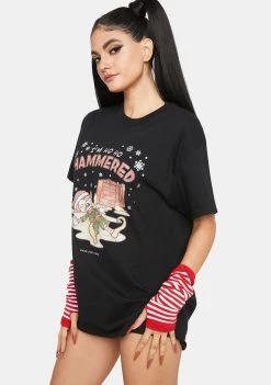 Daisy Street Ho Ho Hammered Tyler T-Shirt Graphic T-Shirt