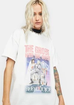 Daisy Street Beetlejuice Ghost Graphic Tee
