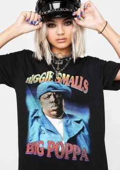 Daisy Street Biggie Smalls Short Sleeve Graphic Tee Tops