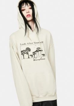 Daisy Street Tops Josie Graphic Hoodie