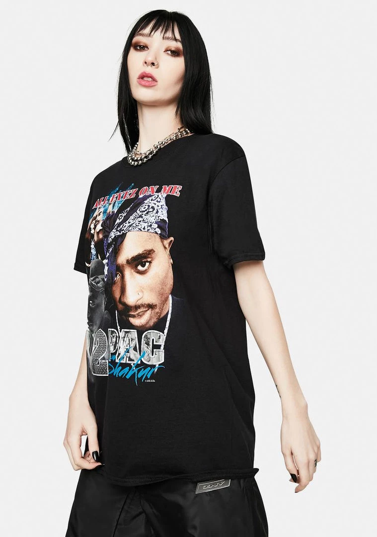 Daisy Street Tops 2 Pac Graphic Tee