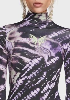 Daisy Street Midi Dresses Tie Dye Butterfly Midi Dress