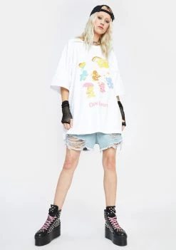 Daisy Street Care Bears Graphic T-Shirt Dress Dresses