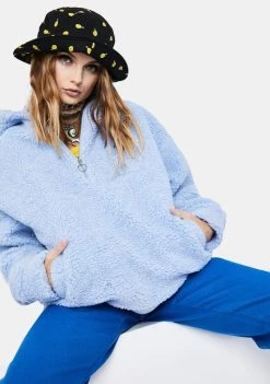 Daisy Street Outerwear Polar Teddy Hoodie
