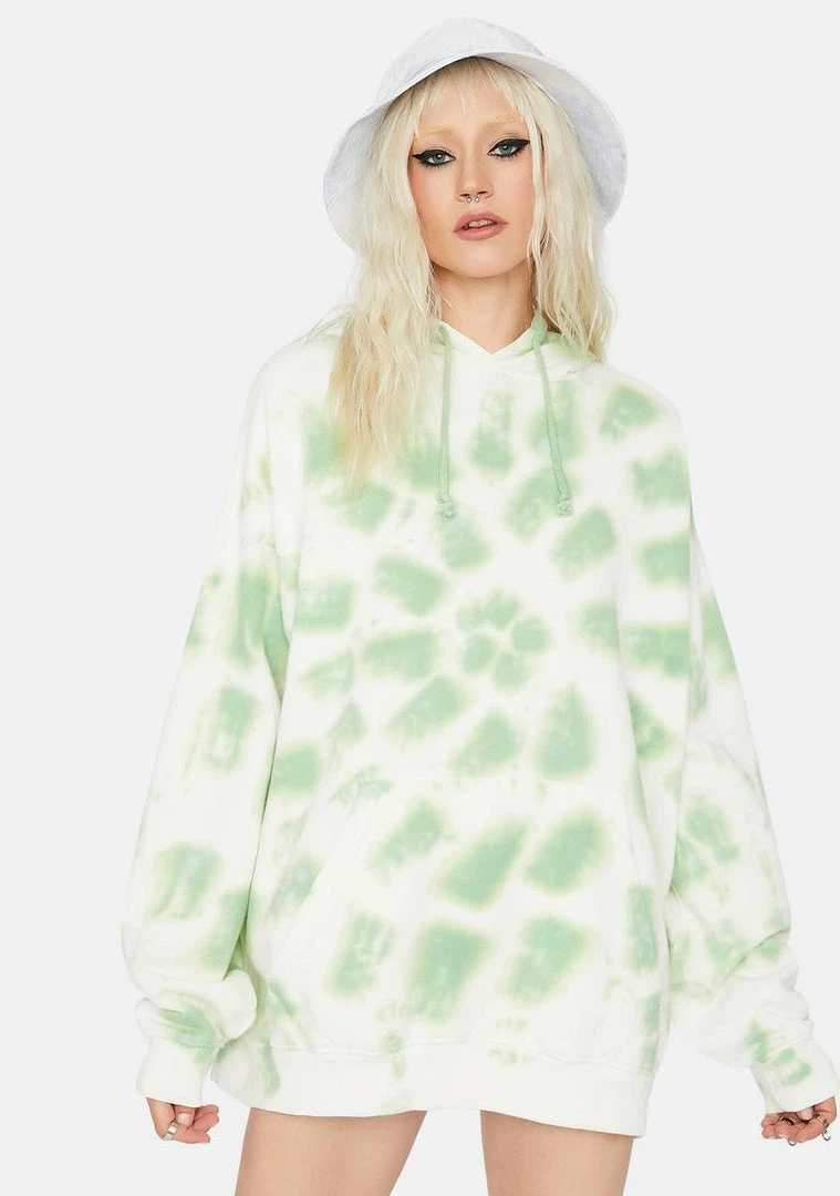 Daisy Street Tops Maya Tie Dye Hoodie