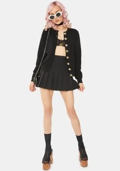 Daisy Street Moon Button Cardigan