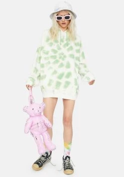 Daisy Street Tops Maya Tie Dye Hoodie
