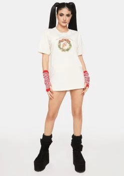 Daisy Street Meowy Christmas Tyler T-Shirt Graphic T-Shirt