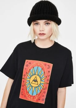 Daisy Street Astrology Sun Graphic Tee