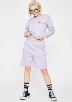 Daisy Street Longline Lounge Shorts Bottoms