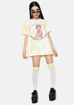 Daisy Street Notorious B.I.G. Tie Dye Graphic Tee