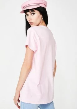 Daisy Street Tops Blow Me Graphic Tee