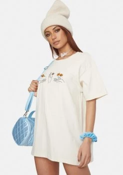 Daisy Street Tops Bliss Tyler Planet Graphic Tee